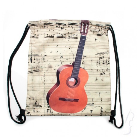 Plecak - worek z motywem gitary klasycznej