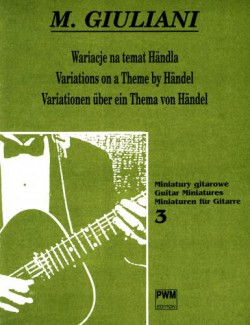 Wariacje na temat Händla na gitarę op. 107