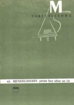 Felix Mendelssohn-Bartholdy Pieśń bez słów nr 14 na fortepian